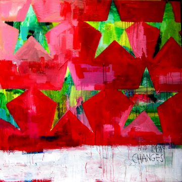ESTRELLAS - Acrylic on canvas by ICI ET LÀ - view 2